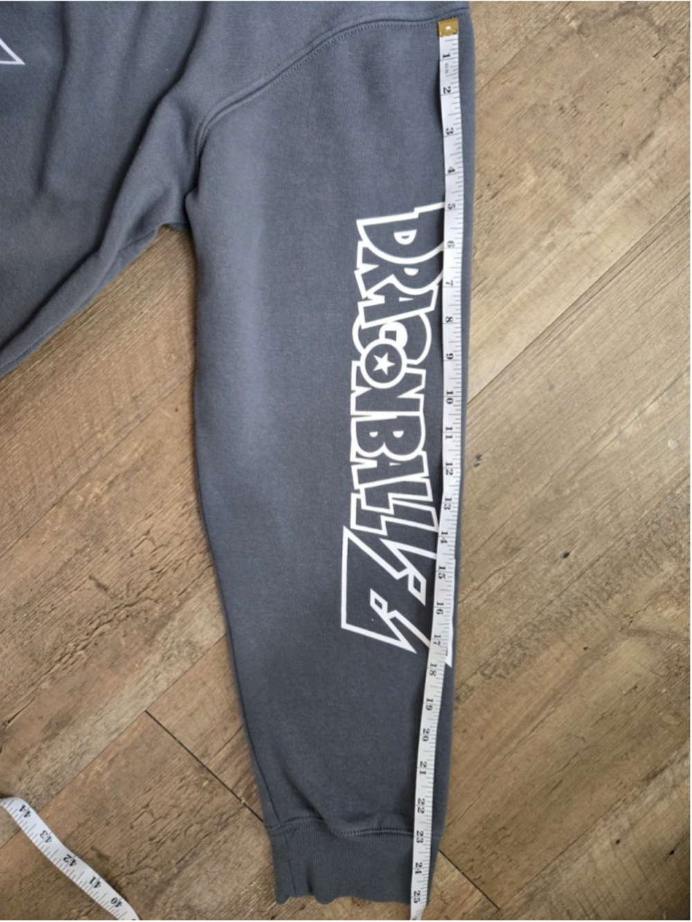 Dragon Ball Z Goku Hoodie Mens XL Gray Toei Animation Graphic Anime Pullover - Picture 10 of 10